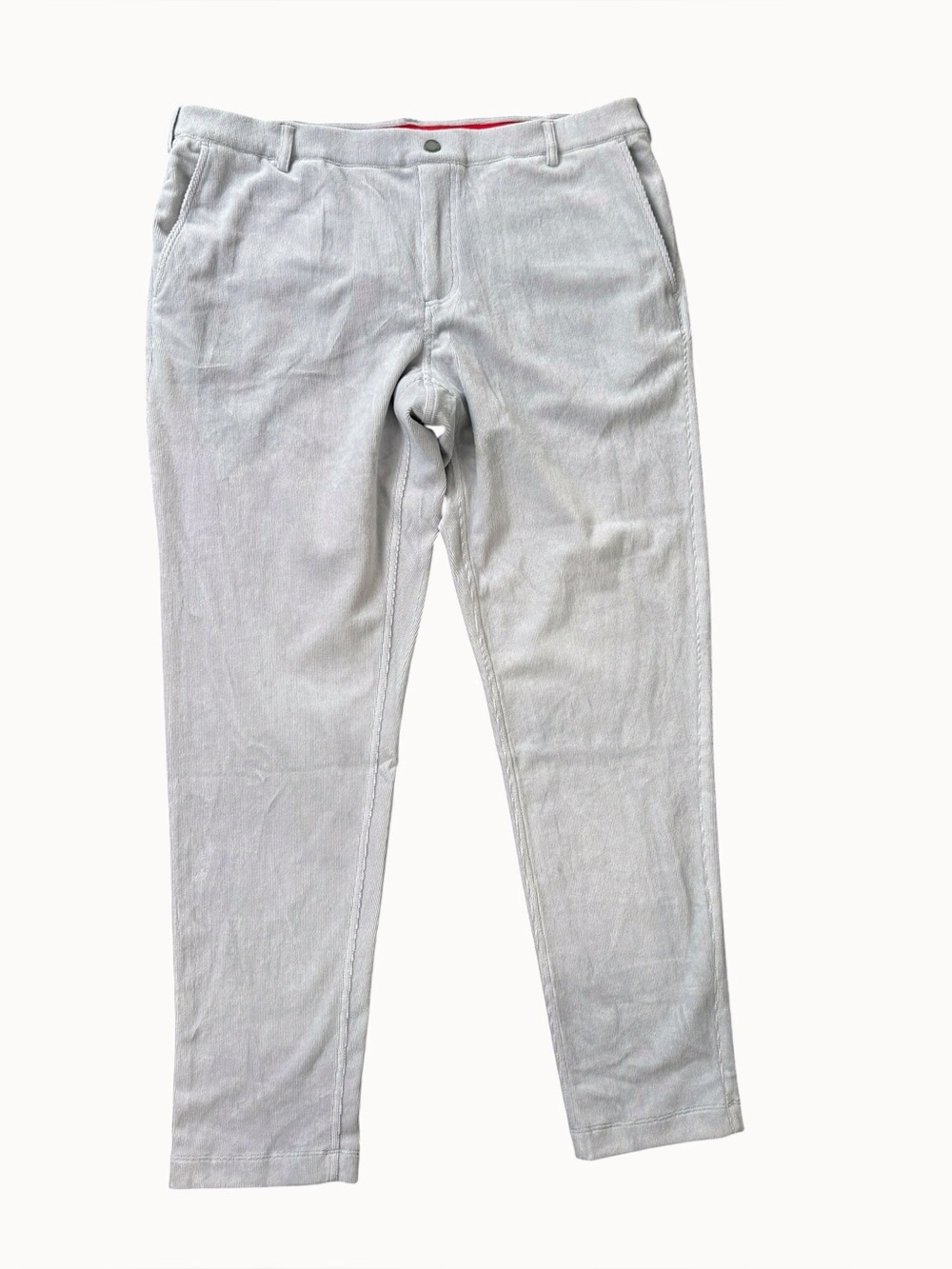 Redvanly Collins Pull-On Corduroy Trouser Pant Mirco Chip Grey Size XXL Golf
